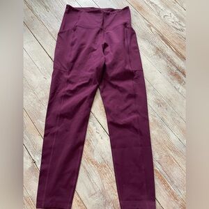 Girlfriend Collective high rise ankle length legging with pockets